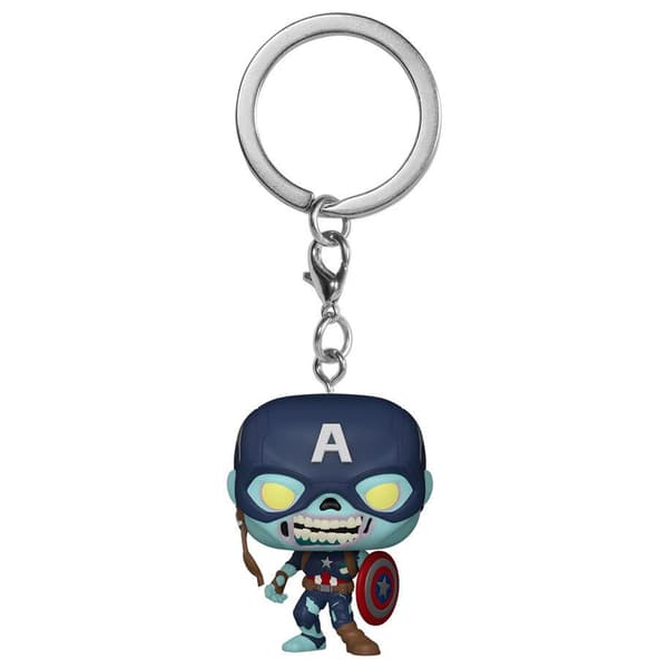 Pocket POP Keychain Marvel What If Zombie Captain America