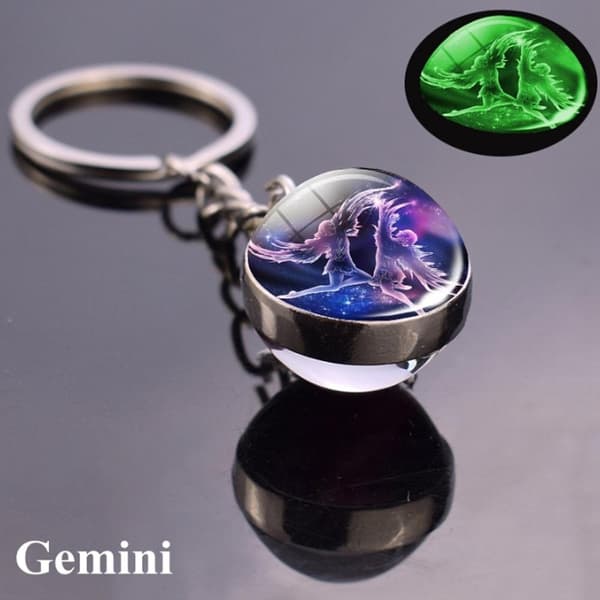 Nyckelring stjärntecken - Gemini / Tvillingarna