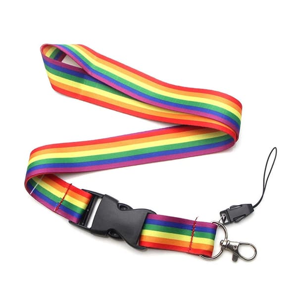 Hållbar Praktiskt RAINBOW Nyckelband