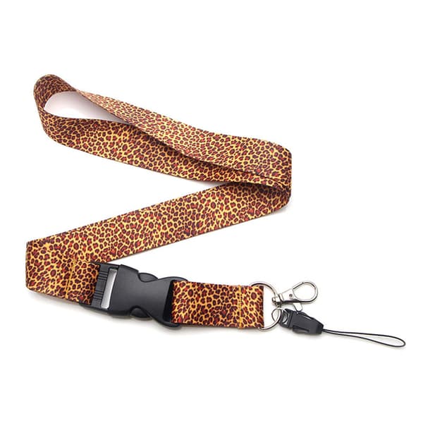 Praktiskt Slittåligt Leopard Nyckelband