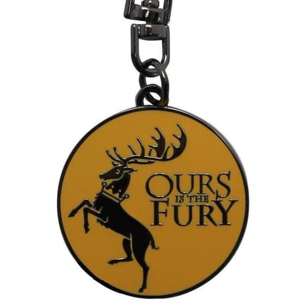Nyckelring - GAME OF THRONES - Baratheon - Svart - Unisex - Vuxen