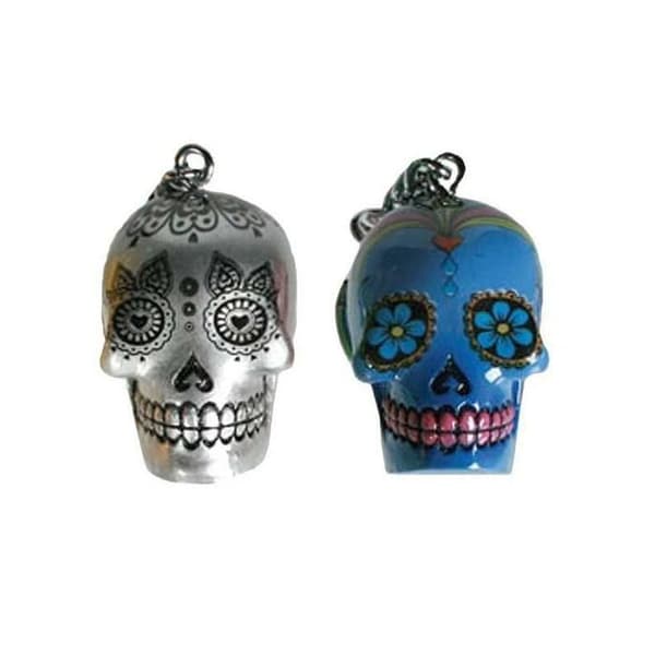 Nyckelring - Ej specificerad - Skull - Polyresin - Blandad - 2,8x2,8x4 cm