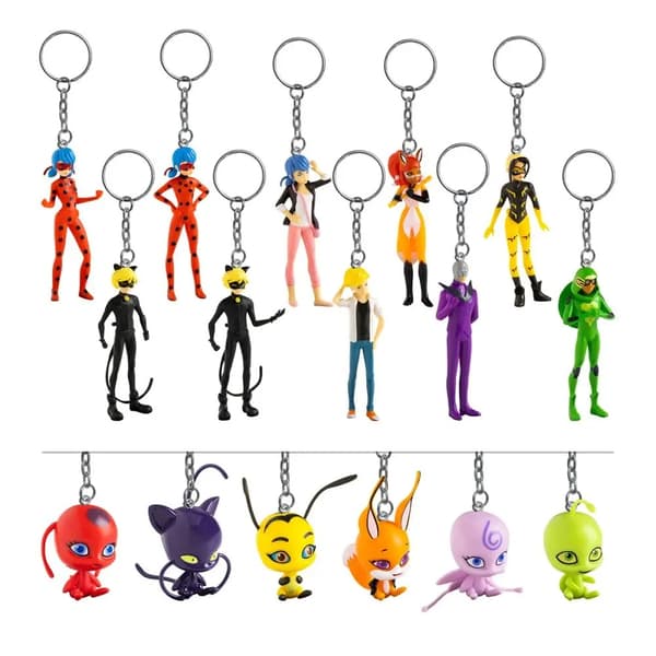 P.m.i. Miraculous Figural Keychain - 1 Pack (s1) (random) (mlb8010)