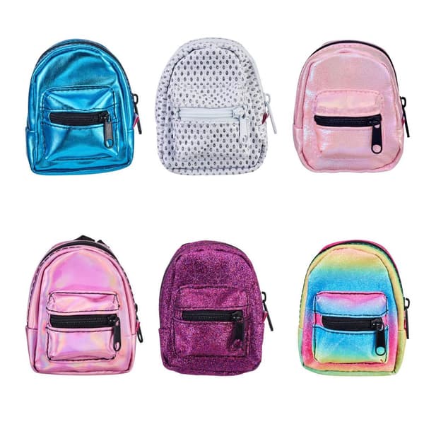 Real Littles Backpacks s3 Lilla glitter