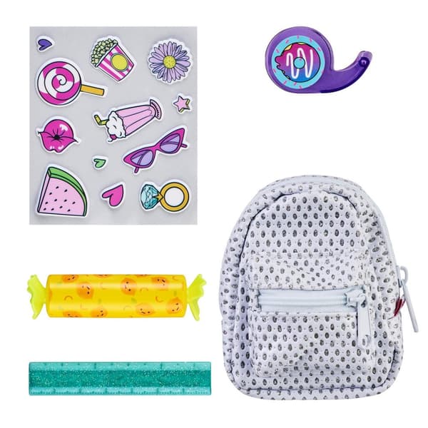 Real Littles Backpacks s3 Purppura glitteriä