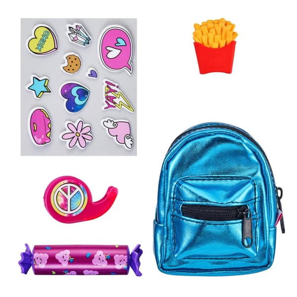 Real Littles Backpacks s3 Lilla glitter