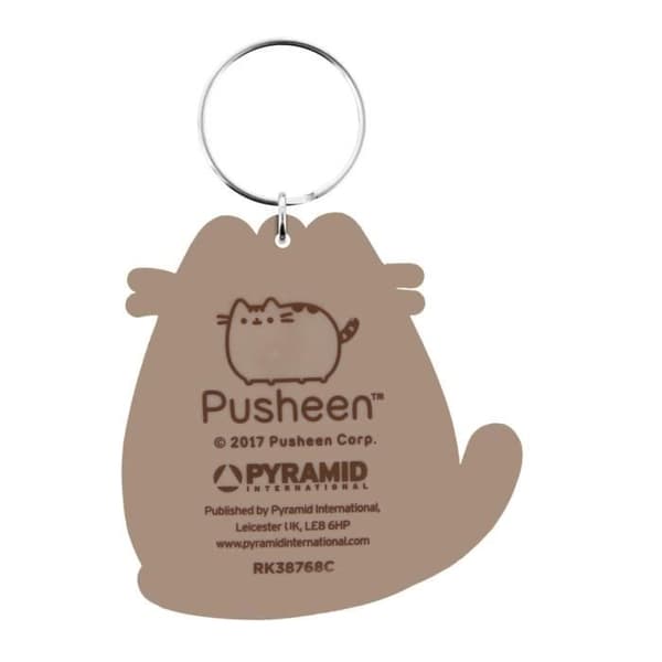 Nyckelring - PUSHEEN - Pizza - Vit