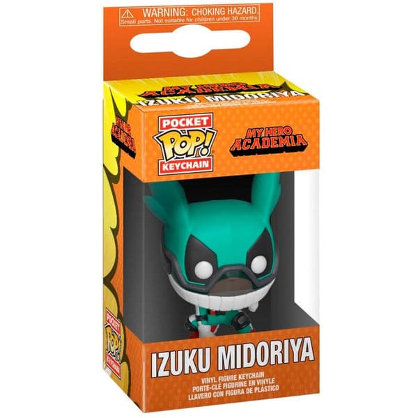 Pocket POP Keychain My Hero Academy Deku with Helmet