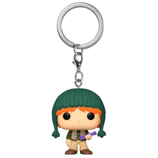 Pocket POP Keychain Harry Potter Holiday Ron Exlusive
