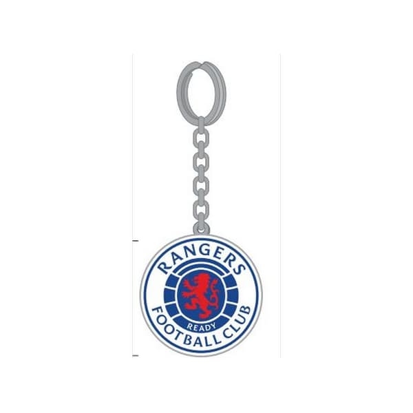 Rangers FC Crest Keyring Royal Blue/White/Silver One Size