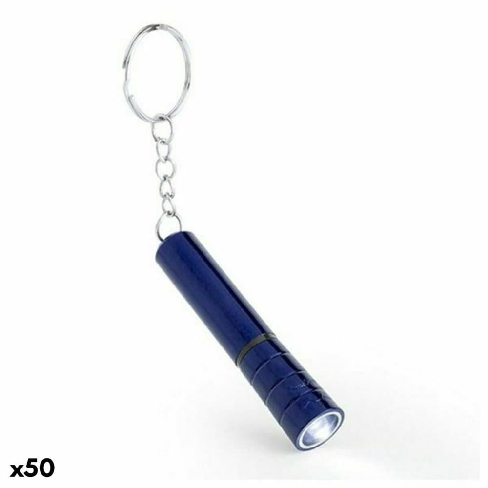 Nyckelring med LED-ljus 145207 (50 antal) - Blå