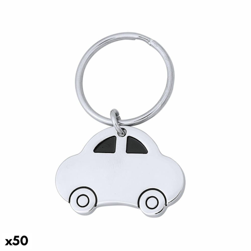 Nyckelring med bil 149642 (50 antal) - Silver