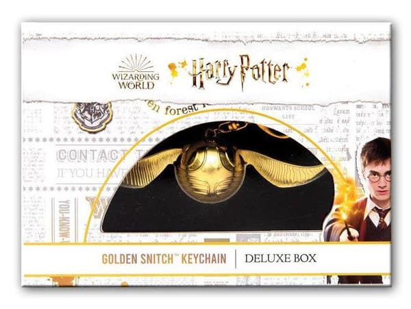 Harry Potter nøglering Golden Snitch Deluxe æske 12 cm