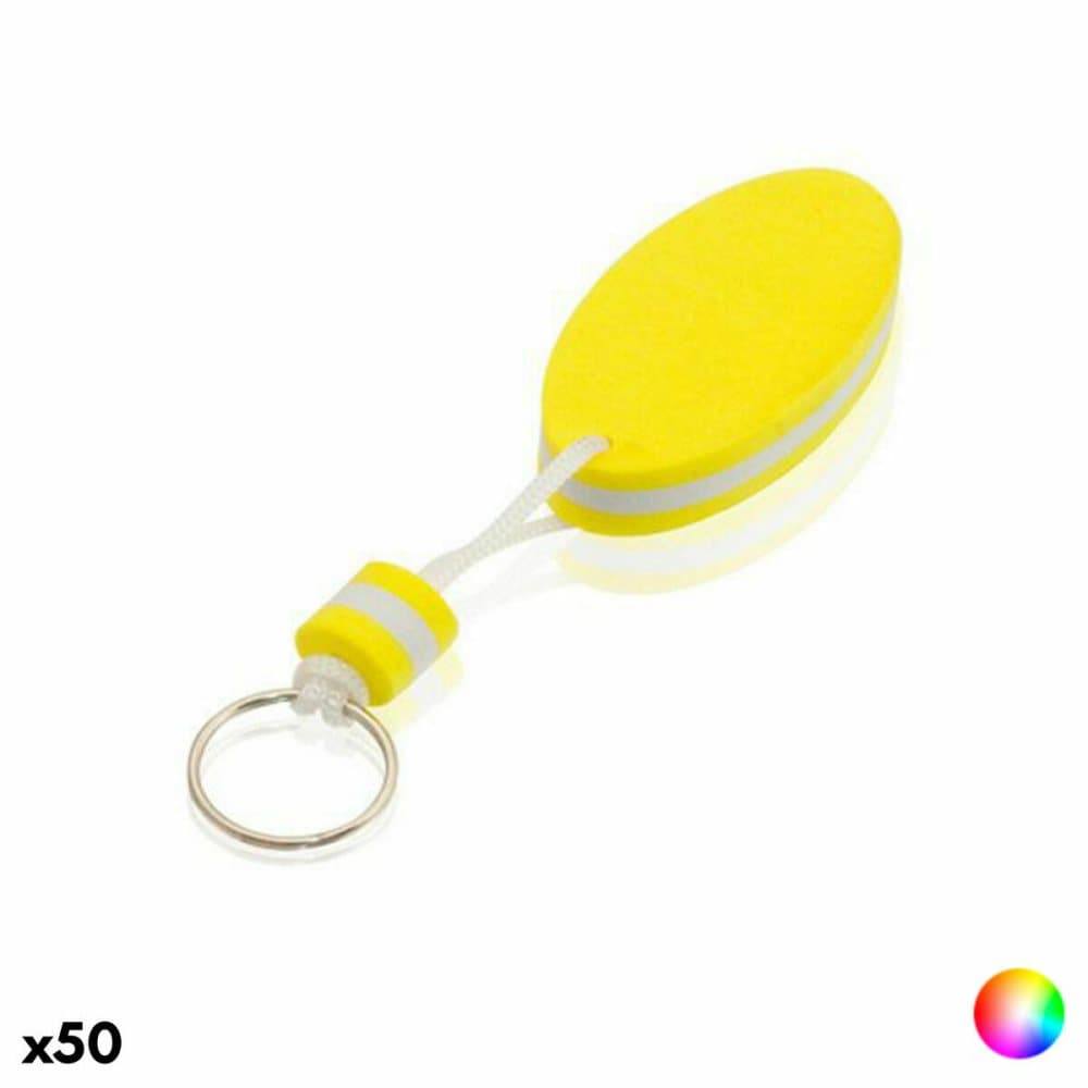 Flytande nyckelring 143583 (50 antal) - Vit/Gul