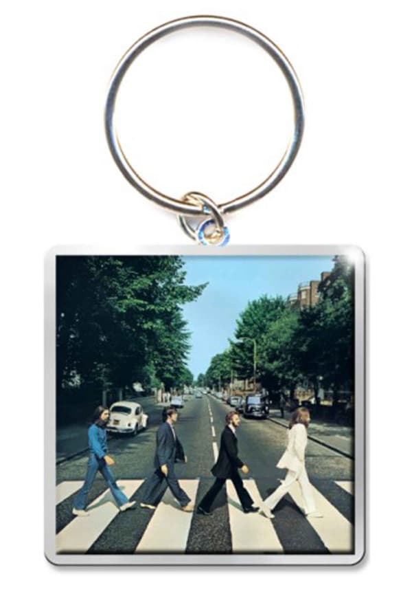The Beatles Keychain Abbey Road Official Metal One Size