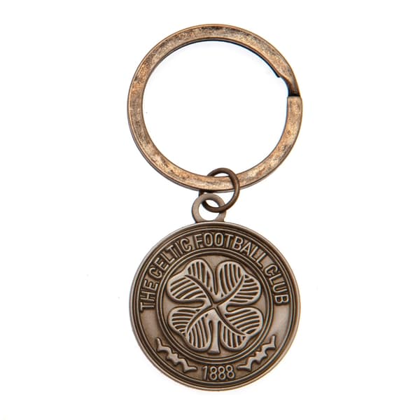 Celtic FC Nøglering med våbenskjold i antik sølv Antique Silver One Size