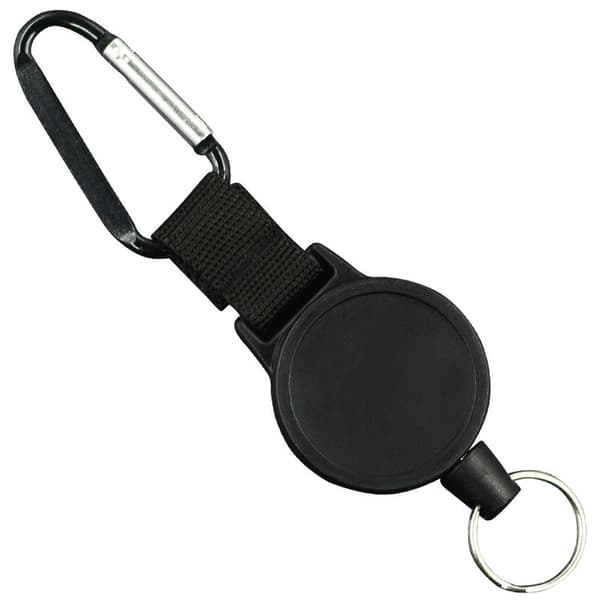 INF Utdragbar jojo-nyckelring Svart 55 cm