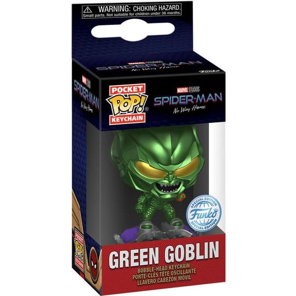 Pocket POP Keychain Marvel Spider-Man No Way Home Green Globin Exclusive