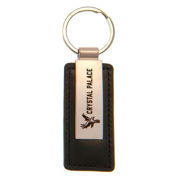 Crystal Palace FC Nøglering i læder Black/Silver One Size