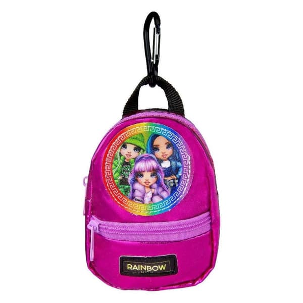 Rainbow High Keychain Mini Ryggsäck + Tillbehör Rosa