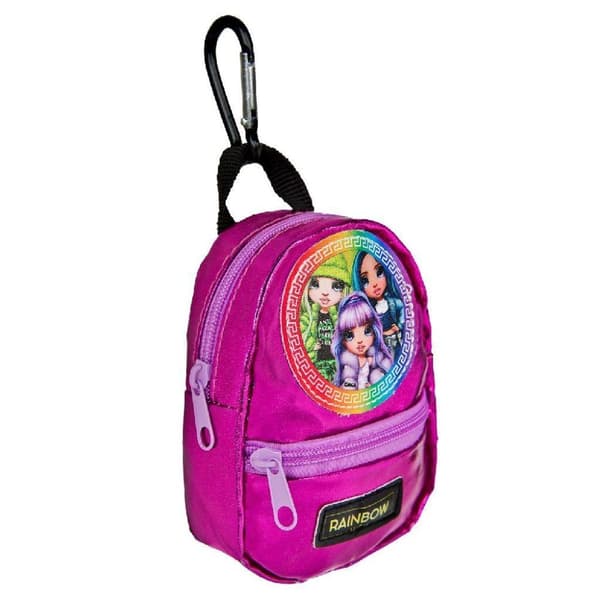 Rainbow High Keychain Mini Ryggsäck + Tillbehör Rosa