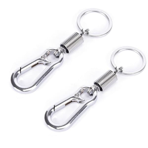 2-pack Nyckelring med karbinhake