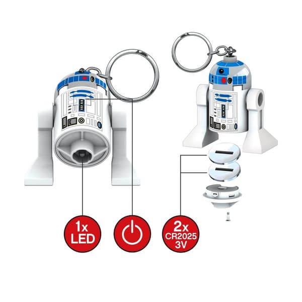LEGO Star Wars Nyckelring med Lampa, R2-D2