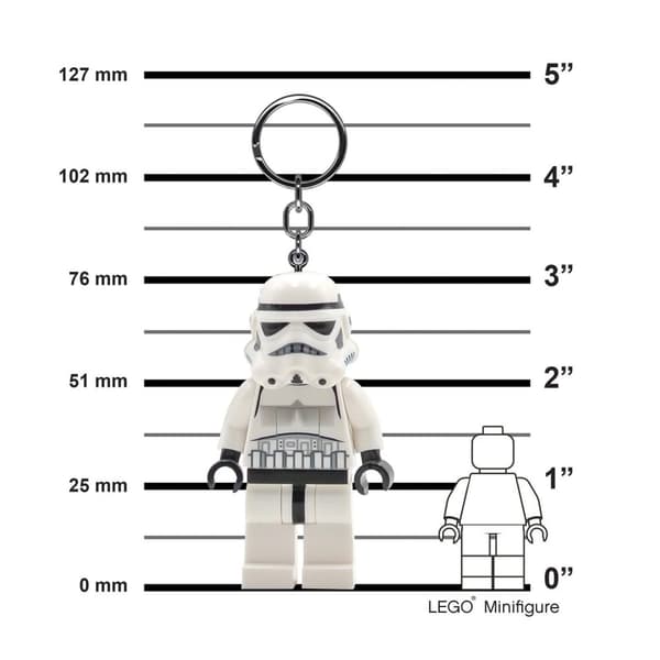 LEGO Star Wars nøglering med lampe, Stormtrooper
