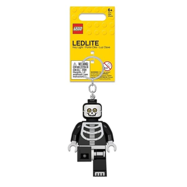 LEGO Iconic Nyckelring med Lampa, Skelett