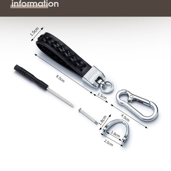 INF Avainrengas autoon Ruskea