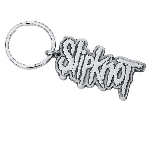 Slipknot Logotyp gjuten nyckelring Silver One Size