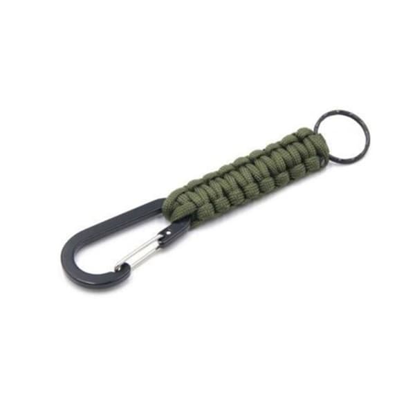 Paracord Överlevnads-Nyckelring med Karbinhake