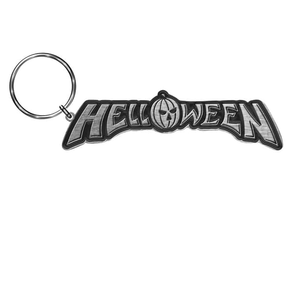 Helloween Logo Keyring Silver One Size