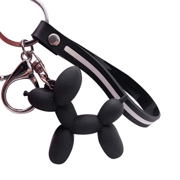Unik Ballong-Hund Nyckelring