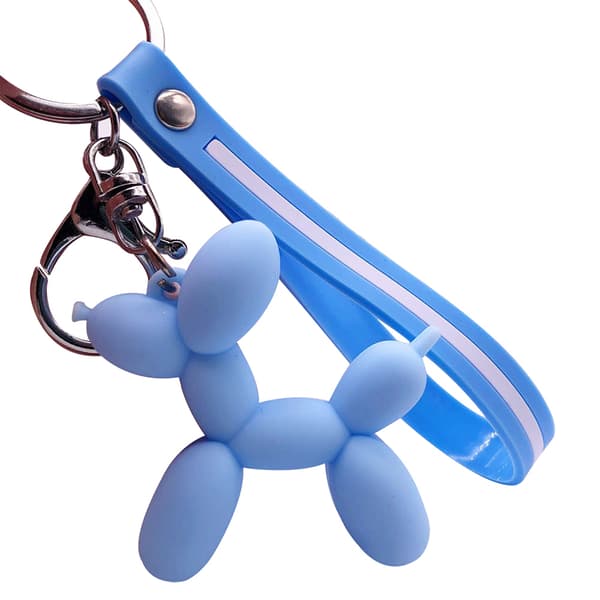Unik Ballong-Hund Nyckelring
