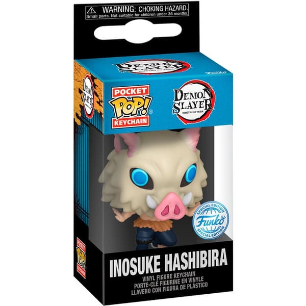 Pocket POP Keychain Demon Slayer Kimetsu no Yaiba Inosuke Hashibira Exclusive