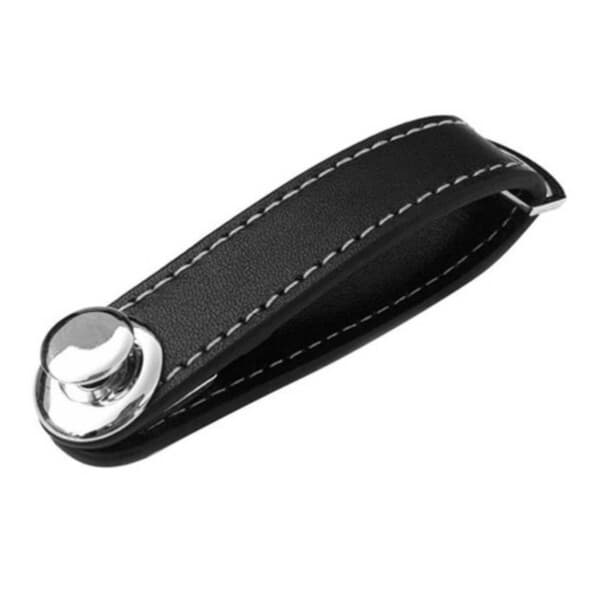 Key Organizer Läder Nyckelhållare Nyckelring Svart