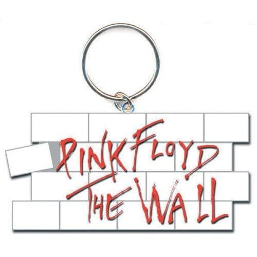 Pink Floyd Nyckelring med The Wall-logotyp White/Red One Size