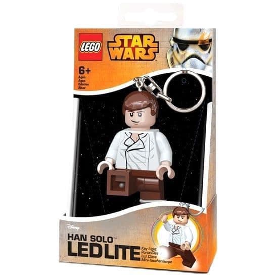 Officiell Star Wars Han Solo LED Nyckelring Nyckelring Ficklampa - Boxed