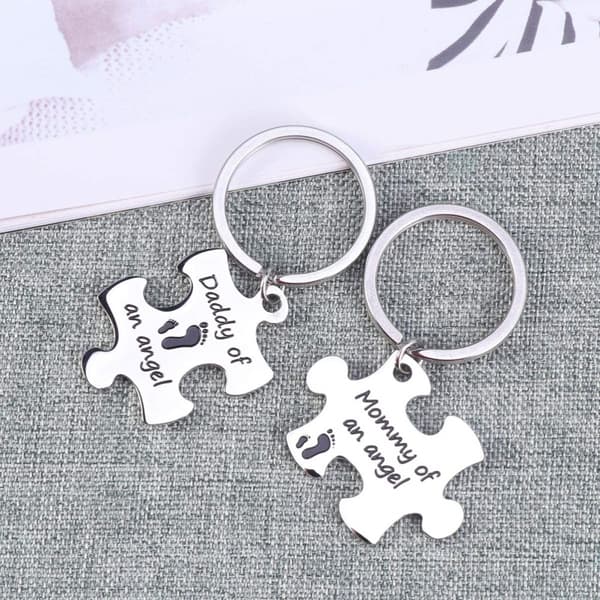 Pussel nyckelring par present 2-pack
