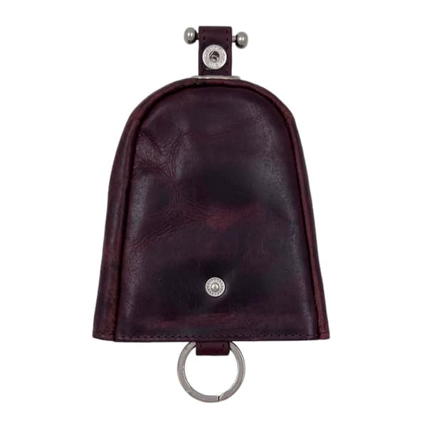 Nyckelfodral i oxläder, svenskt design, brun