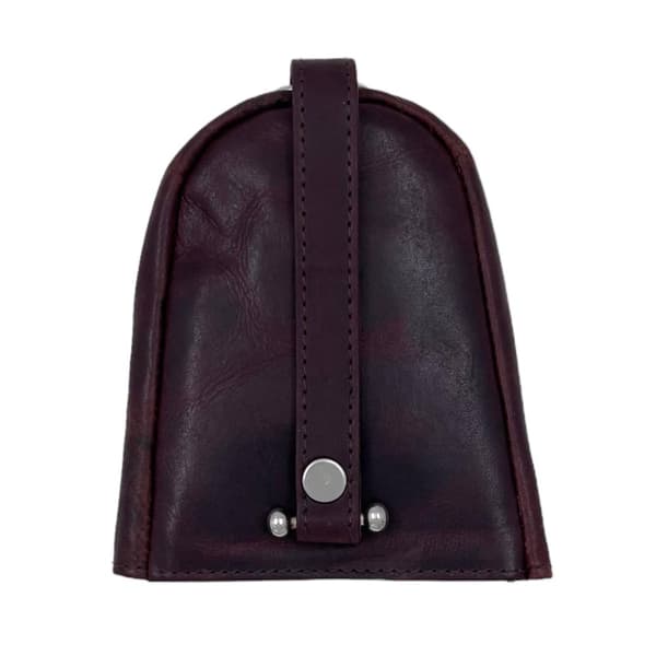 Nyckelfodral i oxläder, svenskt design, brun