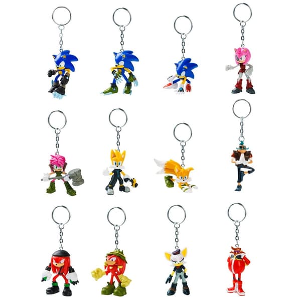 P.m.i. Sonic Figural Keychains - 1 Pack (s1) (random) (son8010)