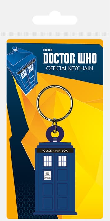 Doctor Who - Tardis nyckelring i gummi