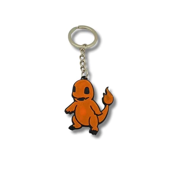 Pokemon Pikachu Charmander Squirtle Bulbasaur nøkkelring
