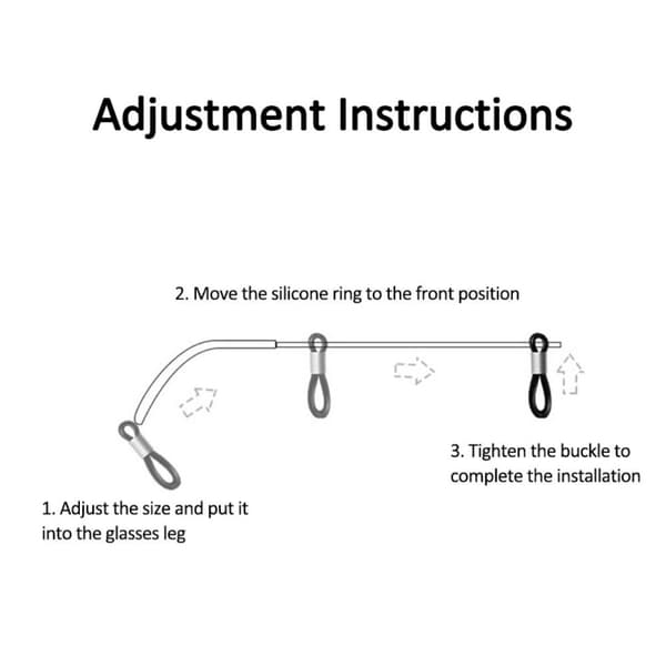 Eye Glasses Lanyard Anti-falling Eyeglass Holder Fixing Strap