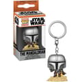 Miniatyrbild 1 av 3: Funko Pocket Pop! Nyckelring Mandalorian - Mando w / Blaster