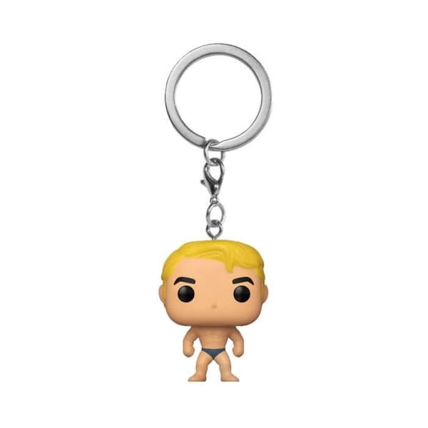 Hasbro Retro Toys Nyckelring - Stretch Armstrong Pocket Pop 4cm