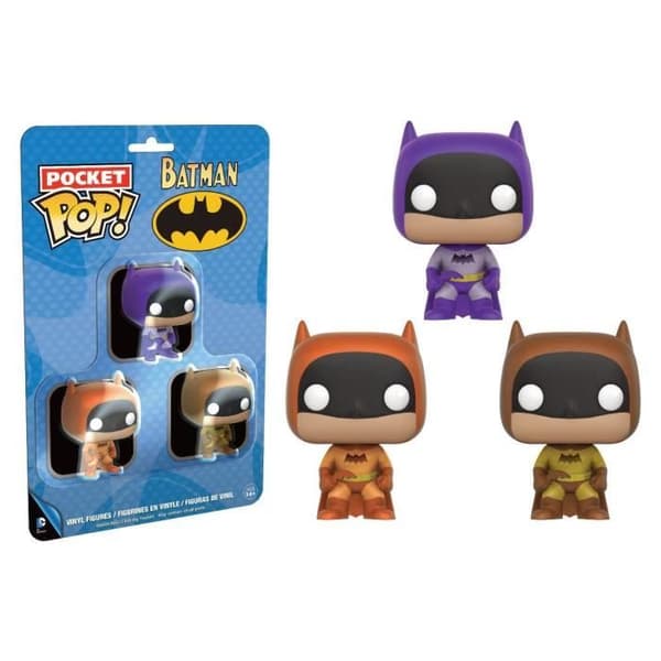 Funko Pocket POP! DC Comics Batman 3-pack - 75-årsjubileumsset B -