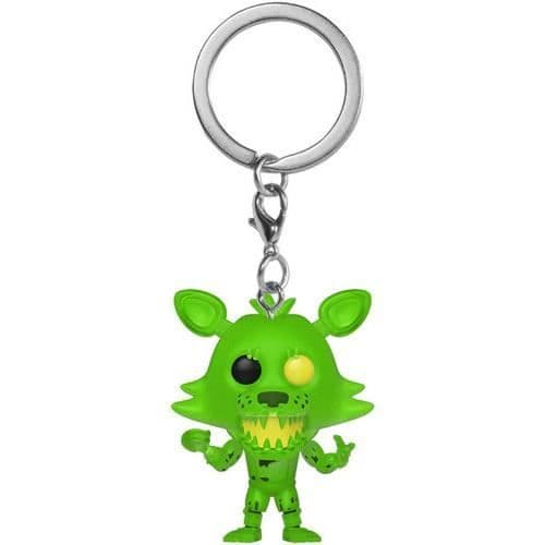 Figurine nyckelring - FUNKO - Five Nights at Freddy's - Radioaktiv Foxy - Vinyl - Röd
